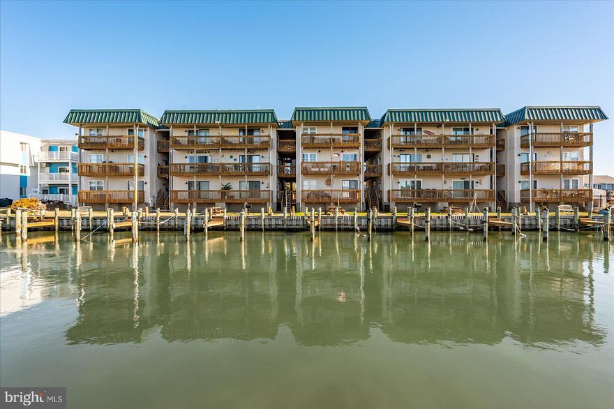 Wake up to water views and unwind with stunning sunsets from your private balcony at this beautifully maintained 2-bedroom, 1-bath waterfront condo in Ocean City, MD. Located in the meticulously cared-for Bayshore Estates building, this property offers an inground waterfront swimming pool, community BOAT SLIPS, fish cleaning station, and BBQ grills with picnic tables—perfect for embracing the coastal lifestyle.

Enjoy the convenience of a short walk to the beach, boardwalk, and popular restaurants, making this an ideal getaway or investment opportunity. The condo is sold fully furnished, features central air conditioning and heat, a washer and dryer, and is ready for immediate enjoyment.

Whether you’re looking for a weekend retreat, rental property, or year-round coastal living, this waterfront gem delivers location, amenities, and classic Ocean City charm.