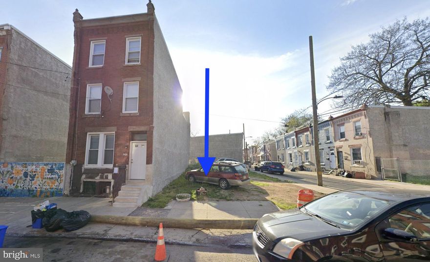 ATTENTION Investors and Builders!!  Great opportunity in one of the fastest-growing zip codes in Philadelphia, Strawberry Mansion! LOCATION LOCATION LOCATION...get in now while you still can. This area has tons of development!  The PERFECT sized property is 15 FEET WIDE and 57 FEET DEEP!! This is a can't miss opportunity. Bring your offers fast, this one won't last long!
