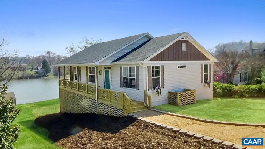 This unique setting and beautiful waterfront home in Green Mountain Lake offers three Chippendale design decks to enjoy great water views every season! A short drive to Route 29, NGIG, UVA industrial park, and shopping centers makes this an ideal location for quiet serene living with urban conveniences. This natural light-filled, open concept living room and kitchen offers a spacious setting for entertaining, featuring cathedral ceilings, beautiful granite tops, and hardwood flooring throughout. This home also offers a split bedroom design, providing separation and privacy. Informal living, a large flex space and a spacious laundry room with wide plank flooring on the terrace level.  Available 4/1/2026 No application fee. 725  minimum credit score required.   $2450 monthly rent $2450 security deposit $  350 non refundable move in fee $    70 screening fee per person  Monthly pet fee---fee according to pet size/weight.   Utilities, not included.  Tenant is responsible for yard maintenance.