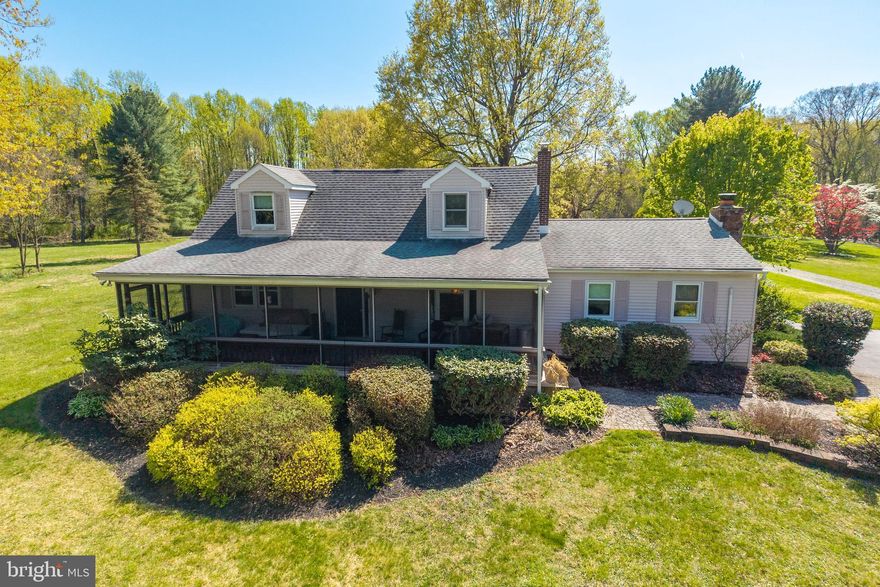 Welcome to your private retreat in desirable West Vincent Township! Priced at $600,000, this charming 3-bedroom, 2-bath Cape Cod offers the perfect blend of comfort, and character, all set on a beautiful, flat 2-acre lot. With 2,060 square feet of living space, this home features a warm and inviting great room highlighted by a stunning stone, wood-burning fireplace—perfect for cozy evenings. The kitchen and dining area offer newer cherry cabinetry, a wood stove for added charm, and all appliances included, making it truly move-in ready. Just off the kitchen, you’ll find a unique cedar and stone sunroom, ideal for relaxing year-round.
Enjoy the convenience of first-floor living with a spacious primary bedroom, full bath, and laundry located just off the master. Upstairs, two generously sized bedrooms provide plenty of space for family, guests, or a home office.
Outdoor living shines with a screened front porch and a rear Trex deck complete with a motorized awning—perfect for entertaining or enjoying peaceful views of your expansive property. A shed (with electric) adds extra storage for tools and equipment.
Additional highlights include newer windows and bathrooms, new electrical, efficient 9-zone heating, supplemental mini splits for a/c and heat.  Unfinished basement with workbench and offering endless potential for customization. The home is serviced by onsite water and sewer. NEW water treatment system 2026. 
Tucked away in a serene setting yet offering easy access to the turnpike and major routes, this property delivers the best of both worlds—privacy and convenience. Low taxes! Located in the sought-after Owen J. Roberts School District, this is a rare opportunity you won’t want to miss!