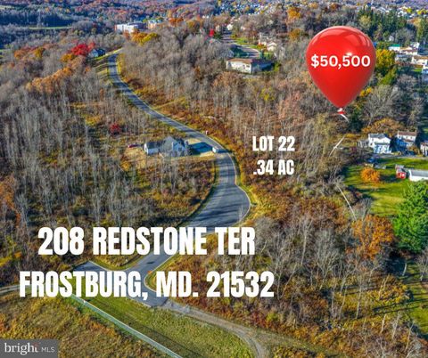 Vacant Land For Sale - 208 Redstone Terrace<br/> FROSTBURG, MD 21532