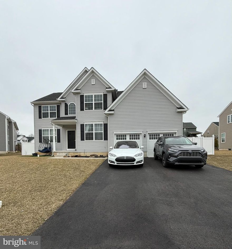 Welcome to 123 Markley Farm Circle, a stunning 4-bedroom, 2.5-bathroom home in the desirable community of Trooper, PA. Built in 2020, this meticulously maintained 3,107 sq. ft. residence offers modern elegance, thoughtful design, and a picturesque setting facing a serene pond.  

Step inside to be greeted by a grand two-story foyer that sets the tone for the home's spacious and airy feel. Luxury vinyl flooring, both waterproof and scratch-resistant, flows throughout the first floor, complementing the open-concept layout. The heart of the home is the beautifully designed kitchen, featuring granite countertops, a walk-in pantry, and top-of-the-line appliances, seamlessly connecting to the family room, where a gas fireplace adds warmth and charm. A formal living room, dining room, powder room, and a versatile study—currently used as a nursery—complete the first level.  

Upstairs, natural light fills the hallways, leading to three spacious guest bedrooms and the primary suite. The primary retreat boasts vaulted ceilings, a walk-in closet, and a luxurious ensuite bath. One of the guest bedrooms also features a walk-in closet, offering additional storage space. The two full bathrooms on this level are finished with elegant tile flooring.  

The home’s oversized two-car garage and expansive driveway provide ample parking, while the fully fenced-in backyard—(to be hydroseeded before settlement) and beautifully leveled—offers the perfect outdoor retreat, with sand area perfect for a swing set. High ceilings extend throughout the home, including the impressive basement with endless possibilities for customization.  

With its modern design, premium finishes, and breathtaking pond views, this home is a rare find in an exceptional location. Schedule your private tour today!