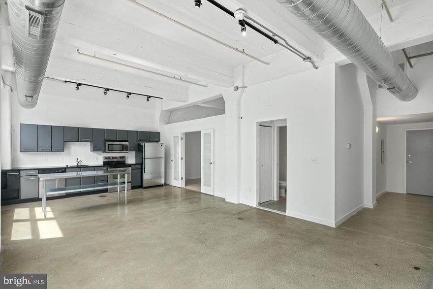 854 Sq. Ft 1 Bedroom 1 Bathroom HI Rise Unit for Rent! This property is beautiful with exposed concrete and beams, oversized windows and a great view. Modern Kitchen features stainless steel appliances. Tons of closet space. Washer and dryer are included in unit. Gated secure parking spot in front of building, the convenience of a 24 Hour Doorman & Unlimited use of 6000 sq. ft. Gym on premises. Caf  , Hair Salon, Deli & Market and ATM are all located within the building. All Pets are allowed with an additional fee. Just Blocks from Independence Mall, easy access to I-95 & 676, bus stop, and Septa Rail. Call to schedule your appointment today!