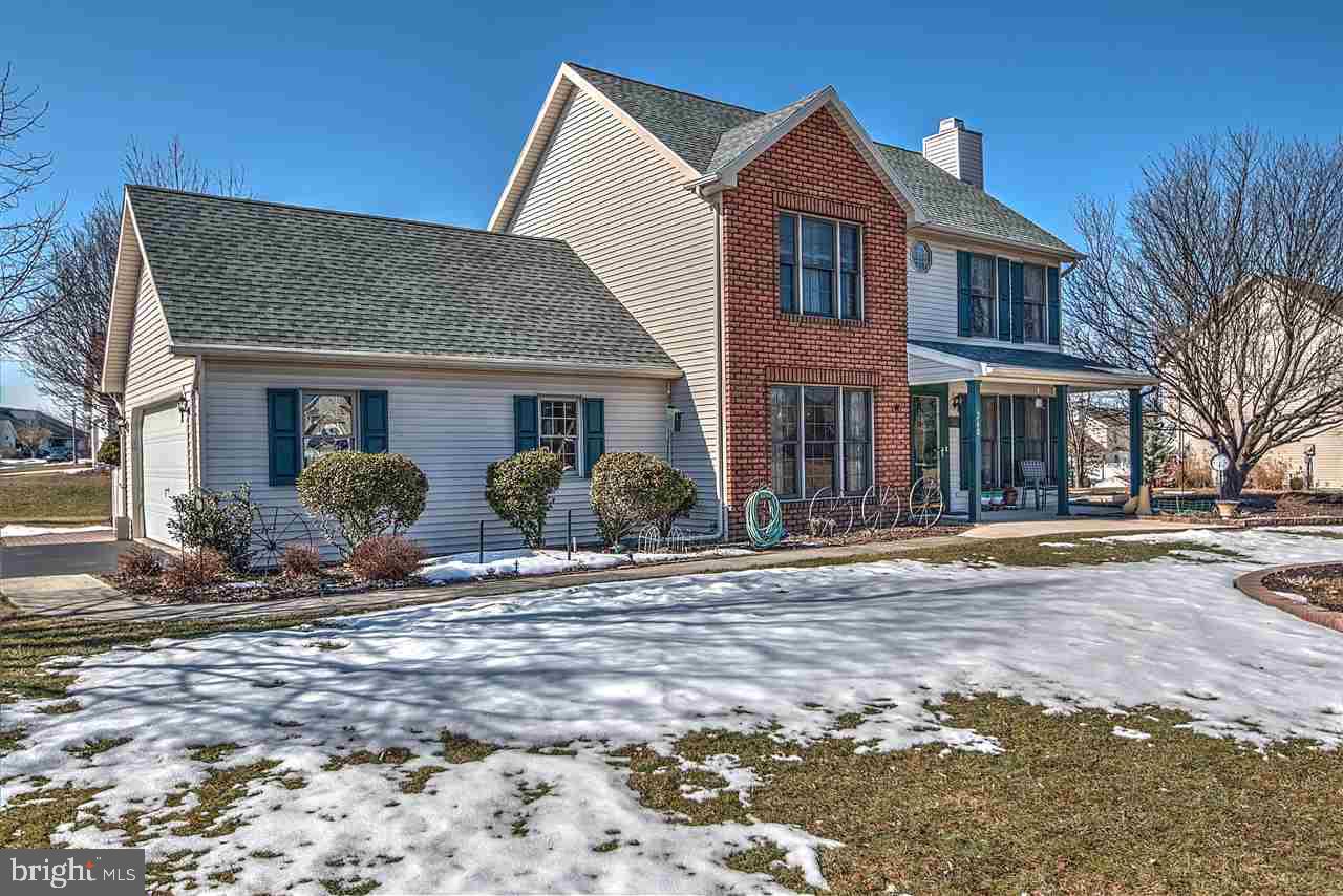 Outstanding 3 bedroom 2-story located on a corner lot! Features include side entry garage, added screened-in porch, nice sized family room, beautifully landscaped lot, and so much more, come see for yourself! Location is key for this home, just minutes from downtown Carlisle, yet in a quiet neighborhood setting! Minutes from grocery, banks, & 81/turnpike access! Spacious backyard is level & usable. Move right in and enjoy!
