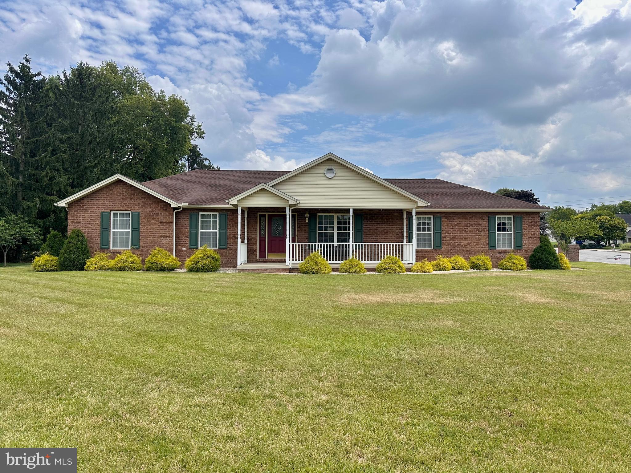 You are sure to fall in love with this custom built and well loved, 3 BR, 2 BA Rancher with a Tuscan inspired style. Located in the desirable and sought after subdivision of Century Manor, you are within walking distance of Greencastle Antrim schools and also have the conveniences of town. The all brick exterior construction is just one of many things that provides for superior quality in this home. Some other notable items are custom cabinetry and crown molding throughout, granite counters, whole house audio and central vac. New roof 2023. This home was built with attention paid to detail also including custom build ins, recessed lights, cabinet lighting, finished/heated garage and so much more. Home is situated on a corner, double lot with a nice sized front and rear yards, attached 2-car garage, covered front porch, rear patio and storage shed. Century Drive is a dead-end, cul-de-sac street.