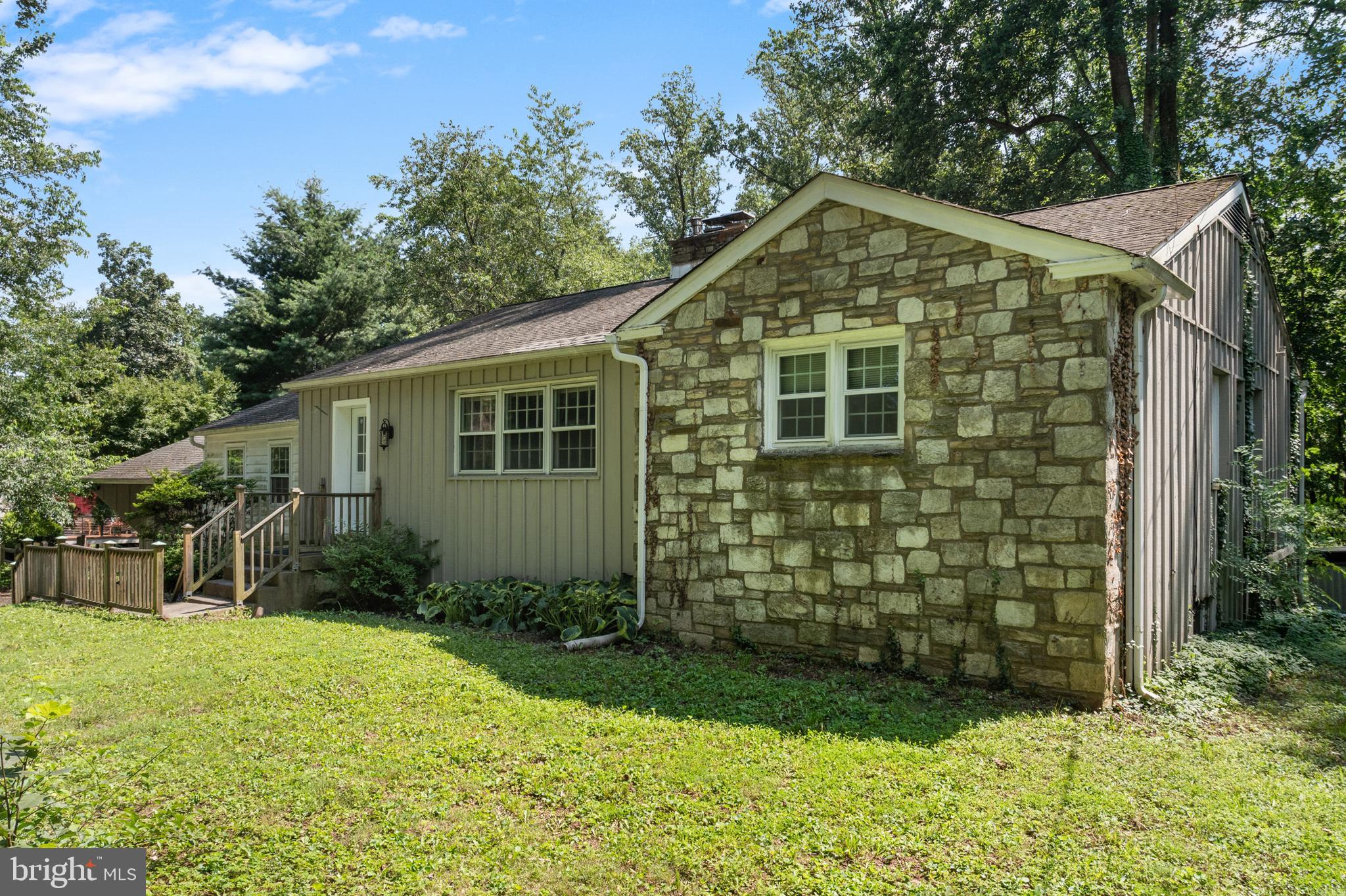 Cute as a button, best describes this rustic rancher nestled on a wooded lot that is just over an acre.
It is located in the heart of Warrington Township and also the Central Bucks school system.
It has been tastefully updated and features modern amenities with old world warmth and charm.
You will feel the warmth the minute you enter the living room with sparkling hardwood floors and a cozy wood burning fireplace for those cold winter nights. Immediately behind the living room is the remodeled kitchen with appealing Cherry cabinets, granite counter tops, ceramic tile floor and high-end stainless-steel Samsung appliances.
The entire first floor glows with warm hardwood floors. There are three bedrooms all of ample size and a newer full bath. The master bath has a convenient powder room.
Imagine yourself hosting great holiday meals in 15x15 dining room again with hardwood floors and built-in bookshelves. Lots of room for a large table and server.
Dad will just love the oversized two car garage. It has plenty of room for your cars, tools and workspace.
The rear lot is massive with mature shade trees. Just see yourself having a family barbecue on the rear patio and sipping your favorite beverage. The children will love playing there and there’s plenty of room for Dad to make a playhouse for them or your vegetable garden .
This home is located very close to the major commuter route and the Pa. Turnpike.
Hurry out and make it your home for the summer. The seller will provide a one-year home warranty at closing.
Fast settlement possible. Being sold in as-is condition.