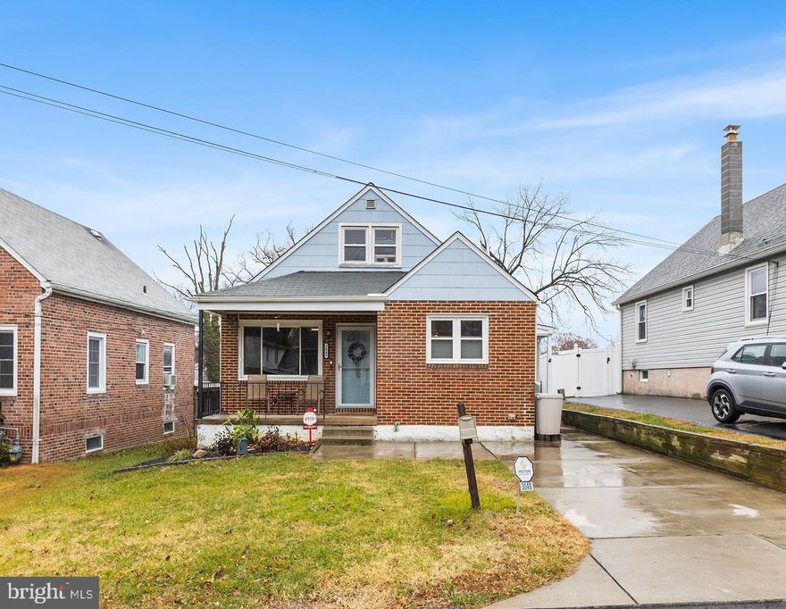 Discover this inviting 4 bedroom, 2 full bathroom, detached home in Parkville, MD, offering strong curb appeal with its classic brick front and a convenient private driveway. Enjoy close proximity to Baltimore City, making commuting and access to local amenities a breeze. Off street parking with your own one car driveway. The main level features a beautifully updated kitchen with recessed lighting, tile backsplash, quartz countertops, stainless steel appliances, and generous cabinetry and storage space. The fully finished basement includes a versatile bonus room with a walk-in closet and a stunning full bathroom. Outdoors, a large back deck leads to a fenced-in backyard, providing abundant space for gatherings, relaxation, and outdoor enjoyment. This property blends comfort, style, and convenience in a desirable location.