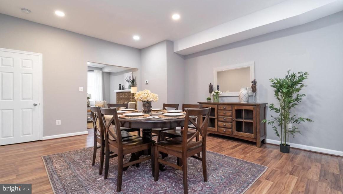 This Beautiful Townhome Has Been Fully Renovated Throughout. As You Walk In, You Will See a Huge Living and Dinning Area with Brand New Flooring and Freshly Painted Throughout. This Gorgeous Kitchen has a Granite Countertop Throughout & Brand-New Stainless-Steel Appliances. As You Step to The Second Level, You Will See 3 Bedrooms and a Beautifully Remodeled Bathroom. Walking Down the Stairs to The Basement, You Will Find a Finished Basement that Can Be Used as an Additional Bedroom, Man CAVE or Entertainment Area Along with A Fully Renovated Bathroom. Full sized washer and dryer hook up in the basement , private entry back door goes out to the backyard and Deck, there is garage as well as off street parking . House in great condition Convenient to Waverly shopping center shopping center.