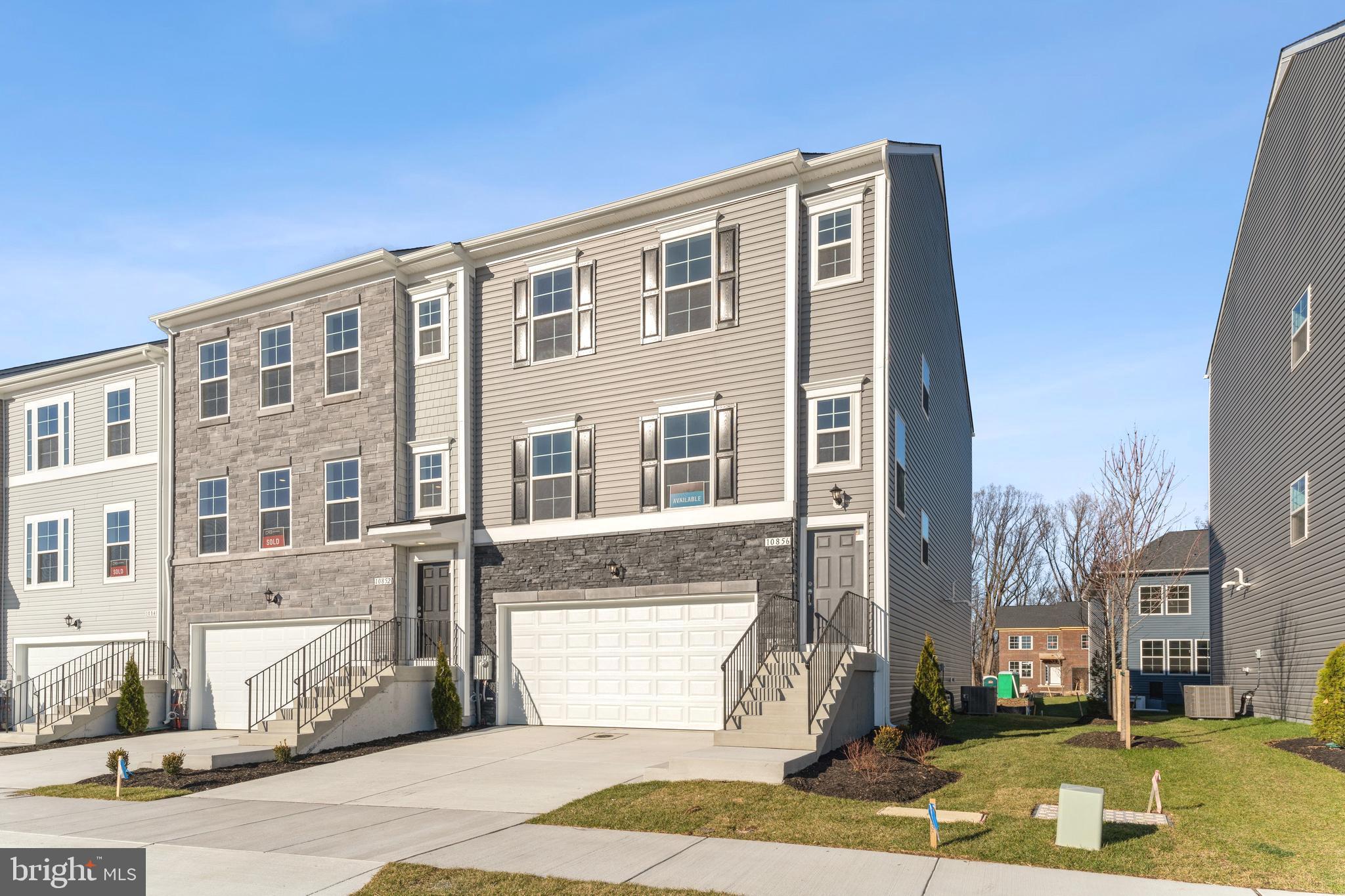**OFFERING UP TO 25K IN CLOSING ASSISTANCE WITH USE OF PREFERRED LENDER AND TITLE.** Welcome to the Grable II at Westphalia Town Center. Whether you're seeking a peaceful haven or a space to entertain guests, the Grable II model has it all. The massive end unit lives like a single family home. This unique design has a front and rear staircase and is 24’ wide. The kitchen has a long island right in the center of the main level with a living room at the front of the home and the dining room at the rear, leading to the covered porch with electric fireplace with amazing privacy and ambiance. Because this home has a front load driveway, you get a beautiful backyard entertainment space.
In addition to the remarkable design and features, the Grable II model offers a convenient just steps from the clubhouse, playground and pool! Whether you're commuting to work, running errands, or exploring the vibrant local community, you'll find everything you need right here!
Don't wait another moment to secure this amazing property.
