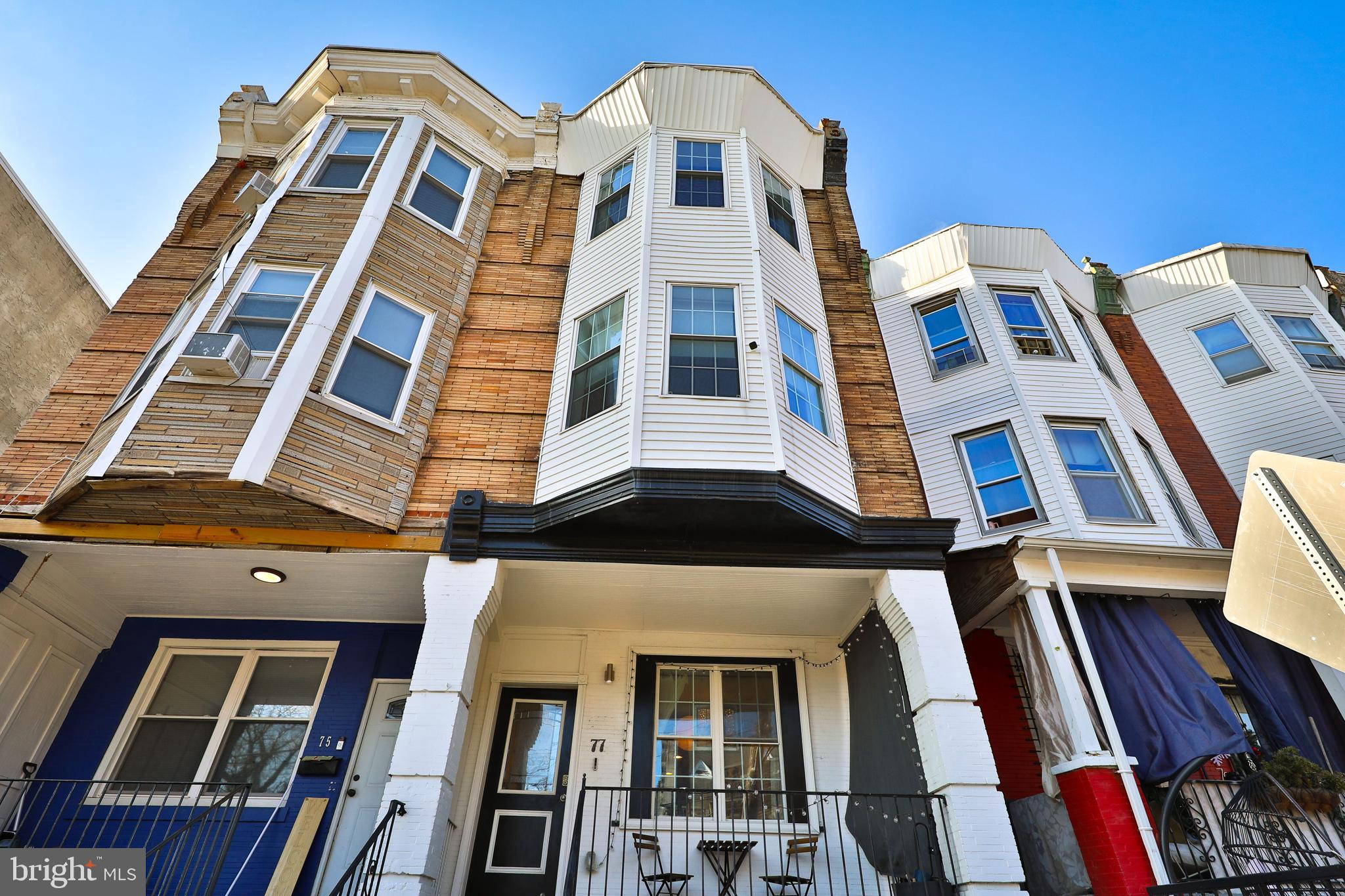 Located in a vibrant section of Philadelphia on the border of Germantown and Mount Airy, this 4 bedroom, 3 bath charmer is ready for its next owner. A classic rowhome built in 1905, and completely renovated top to bottom in 2019, this spacious home has almost 2000 square feet of living space over 4 floors. The front porch invites you to sit a minute and watch the passersby before entering the open concept first-floor that features hardwood floors and recessed lighting that continue throughout. The modern kitchen showcases a stainless-steel appliance suite with induction cooktop, quartz countertops, and a marble tile floor. The second floor has 3 bedrooms, all with ample closet space, as well as a full bathroom with a combination shower / tub. The third-floor primary bedroom overlooks the street with a show-stopping bay window. The adjacent primary bathroom has a freestanding soaking tub and a walk-in glass shower. The fully finished basement has yet another full bathroom, a laundry center, and additional storage. The back patio is the perfect size for outdoor entertaining throughout the year. With updated systems and a recently installed roof, this home is perfect for headache free living. Steps away you’ll find local favorites such as Young American Hard Cider and Tasting Room, Germantown Espresso Bar, Frosted Fox Cake Shop, and DOHO Taqueria. Just minutes to the new Germantown Weaver’s Way Co-op, hiking trails, and public transit (23 Bus and Upsal Train Station) for an easy trip to all that Center City has to offer.