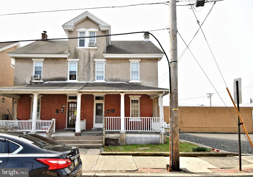 ***Offer deadline is Friday, May 31 @ 5 PM*** . Investor alert!! Check out this large legal duplex in the heart of Landsdale. Conveniently located near the train station, shopping, dining, and many businesses.  Enter through the covered front porch to find the entrance to the first floor which offers a spacious 2 bedroom unit with kitchen, dining room, living room, hall bath and laundry/mudroom and access to the basement. The upper unit also offers 2 bedrooms, kitchen, dining room, living room, hall bath and access to the finished 3 rd floor. Each unit has separate electric, heat, oil tanks. Water and sewer are common and the current owner divided the cost per person when last rented.  It's rare to find multi-units of this size in Lansdale. The home is in need of some updates and is priced accordingly but once updated could be a cash cow! There's good opportunity to earn sweat equity here.  Come see the potential!!!