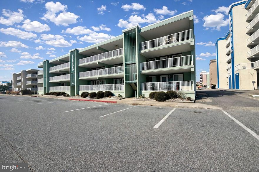 Answer the call of the coast at Viking I – Unit #8, a charming two-bedroom, two-bath beach retreat located on the Ocean Block of 50th Street in Ocean City, Maryland. Much like its storied name, the Viking invites the adventurous spirit—those who embrace the rhythm of the ocean, the salt air, and the vibrant lifestyle that makes Ocean City one of the East Coast’s most beloved seaside destinations. Perfectly positioned with Atlantic exposure, this inviting residence offers coastal breezes and peaceful views overlooking the Ocean Pines Beach Club, placing the sand and surf just moments from your door. Step inside to discover a thoughtfully updated interior featuring beautiful ceramic tile flooring in the main living areas and luxury vinyl plank flooring in the bedrooms, combining durability with relaxed coastal elegance. The upgraded kitchen serves as the heart of the home, complete with granite countertops, handsome cabinetry, and modern finishes, creating a space that is equally suited for preparing a quiet breakfast before the beach or hosting friends after a day in the sun. The open living and dining area provides a comfortable gathering place, while the two well-appointed bedrooms and two full baths offer privacy and convenience for family and guests. Beyond the home itself lies the energy and excitement of mid-town Ocean City. Just a short stroll away, enjoy the world-famous Seacrets, known as the #1 nightclub in the area, where live music, waterfront dining, and unforgettable sunsets create the ultimate beach-town atmosphere. The surrounding neighborhood also offers some of Ocean City’s favorite restaurants, shops, and entertainment, all within easy reach. Whether you’re seeking a personal beach escape, family retreat, or investment opportunity, Viking I Unit #8 offers a lifestyle where adventure meets relaxation—where mornings begin with the sound of the surf and evenings end with the glow of Ocean City’s vibrant coastal scene. Embrace the spirit of the Viking. Set sail for the beach lifestyle. Buyer must honor all confirmed Summer 2026 vacation rentals currently in place at the time of contract ratification.