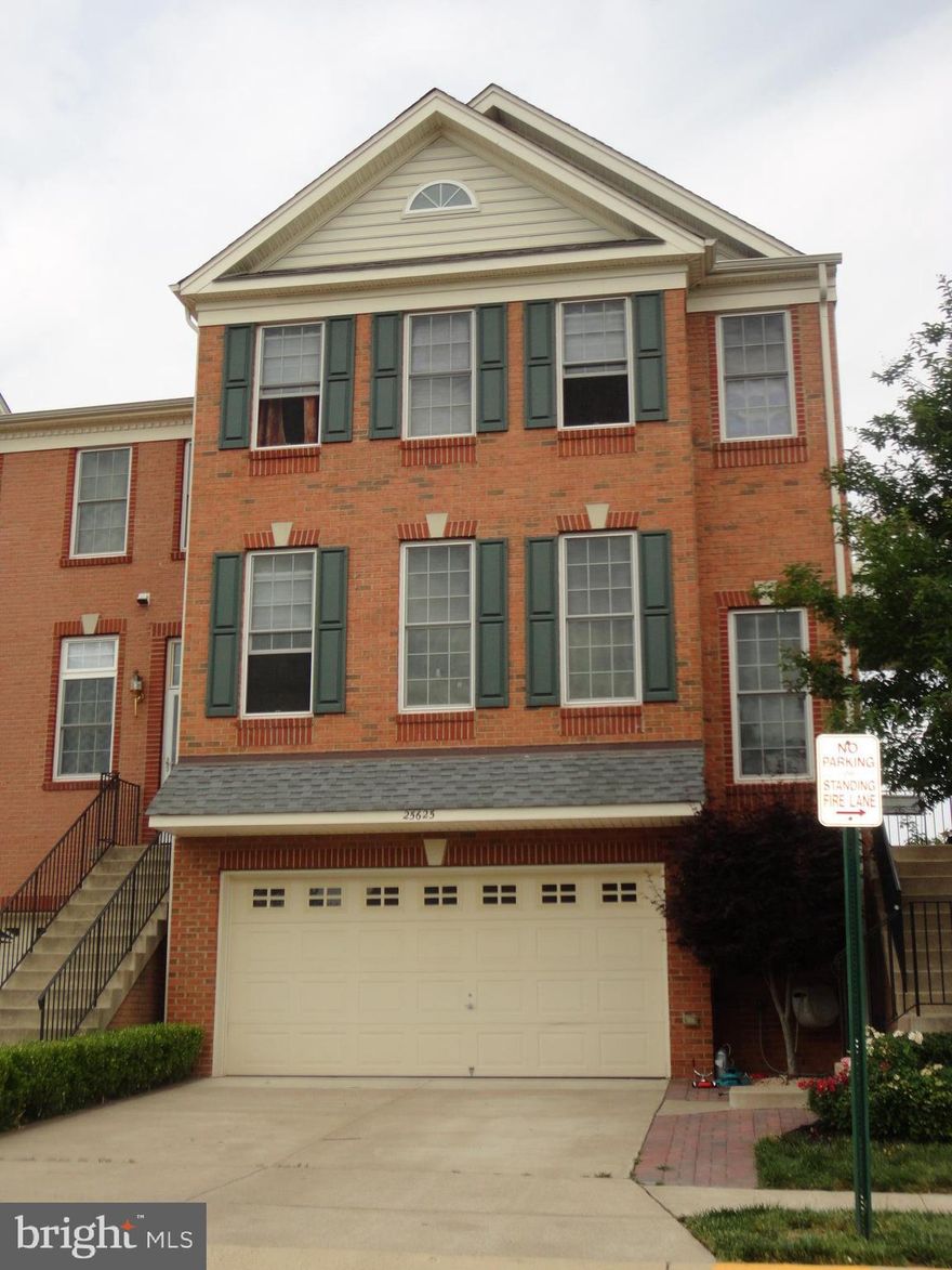 Luxurious spacious end unit town home over 2700+ sq ft floor space with 2 car garage with 3 level extension. Hard wood across 3 floors, well finished and fresh Paint. Large Gourment Kitchen Stainless steel appliances. The kitchen bump out leading into the large expansive deck. Top level has 3 bed rooms, expanded master bed room leading into the luxury Bath with soaking tub. The Master bed has His and Her Closets. The basement has ab Den with Full Bath that walks out to an fenced yard with Stone Patio laid to Perfection. This home is Very close to all schools.Very close to Dulles South Recreation and Community Center. Enjoy all the south riding amenities! Including swimming pools, tennis court, basket ball courts, tot lot and much more!