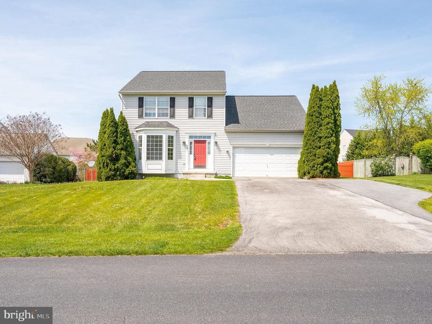 Centrally located, this home offers easy access to Maryland, Virginia, and D.C., making commuting a breeze.  As you step inside, you'll be greeted by a warm and inviting ambiance, with ample natural light illuminating the spacious living areas.  The family room over the garage provides a cozy retreat for relaxation or entertainment. Enjoy the upgraded features including a newly installed roof in 2019, along with updated flooring, kitchen appliances and a water heater in 2023.  Unfinished basement with bathroom rough-in. Also, a new HVAC and fresh paint throughout in 2024, ensuring comfort and style throughout the seasons. Fire place is leased propane. Schedule a showing today!  Agent is related to the seller.