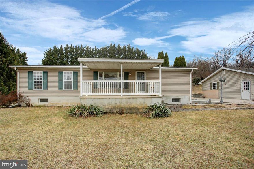 Bring your animals or simply enjoy the peace of quiet country living. This 3-bedroom, 2-bath manufactured home is set on a permanent full basement foundation, carefully maintained to ensure no surprises down the road. Title has been retired. The finished basement provides additional space for family gatherings or extra room for your loved ones. There's plenty of storage throughout. The 3-bay detached garage is a great bonus, providing ample parking or space for hobby enthusiasts. A nearby store and local farms offering fresh produce, flowers, and more make this the perfect country retreat!