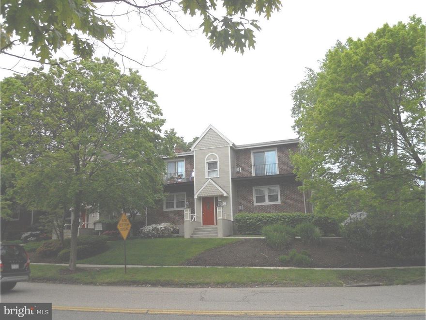 All that downtown Wayne has to offer is just steps from this Cheerful second floor Apartment.  The Wayne Train Staition is just about 30 steps away.  Enjoy the restaurants, movie theatre and shops without finding a parking space.  There are hardwood floors throughout   a gas fireplace   vaulted ceiling in the Great Room   skylight   Balcony.  There is a storage locker in the basement and laundry facilities.