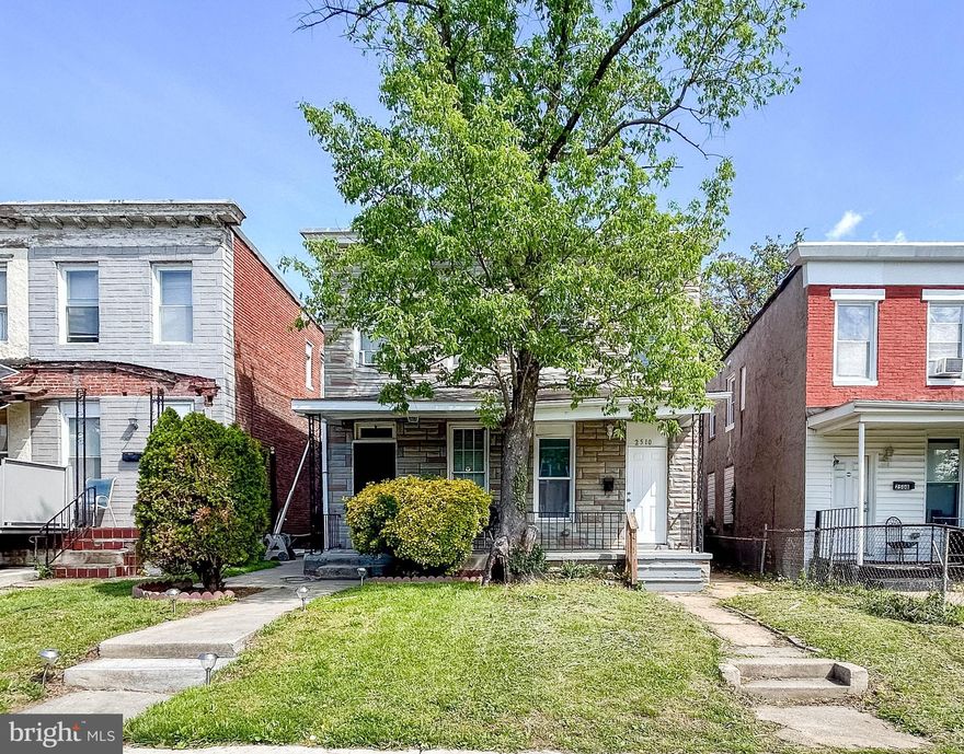 List price to be opening bid at online only auction.  Online auction to be conducted on Auctioneers website. Bidding begins Thursday, August 14th and ends Tuesday,  August 19, 2025 at 11:30AM. Prime Investment: Section 8 Tenant-Occupied Townhouse in Bridgeview/Greenlawn.
This 3-bedroom, 1 1/2-bath Lead Free house is a fantastic investment opportunity, currently tenant-occupied with a gross monthly rent of $1,900. The property has the required Baltimore City Rental License.   
Per the Seller: The house had an extensive renovation done in late 2024  including NEW: HVAC, roof, LVP flooring throughout house, white kitchen cabinets and granite counter-tops; and paint throughout the house. 
Property Features:
• Main Level: Living area and kitchen, featuring wood-style flooring, half bath and the mechanical systems.
• Upper Level: Two bedrooms with wood-style flooring, a full bathroom and laundry area. 
Current Rental Income & Info:
• $1,900 monthly rent total | $22,800 gross annual rent
• Section 8: At this time Tenant pays $0/monthly and HAP pays landlord $1,900/monthly
• Tenant pays BGE, owner pays water
• Tenant currently has a 2 year lease, which started May 1, 2025
Per the seller: The house had a full gut rehab in 2015 including NEW: plumbing, roof, windows, HVAC, electric, board, floors, & appliances. 
Additional Highlights:
• Porch-front
• Wood-style flooring throughout main and upper levels
• Forced hot air heating (heat pump)
• Central A/C (Condenser is on the roof)
• Ceiling lights 
• Fenced backyard
• Convenient walkout to the backyard
Seize this opportunity to own an income-generating property in a highly convenient location!