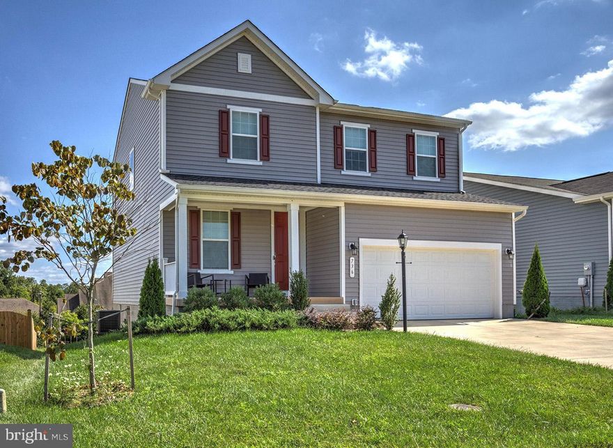 Why wait for the builder! This home has a great floor plan with loads of upgrades. Ready to go!   This home features three ample bedrooms each with walkin closets.  The open living room, dining room, and kitchen with a large, bright granite topped island will make game day and holiday gatherings easy and enjoyable.
EV charger is currently installed and can convey.  The walkout unfinished basement is plumbed and ready for a fourth bathroom and large game room.  There are two options available for an office, one on the main floor by the front door and a second option upstairs on the open landing/gaming room.  Nest doorbell.
This home is located in the historical, walkable town of Orange, VA.  It is a short drive to several golf courses and only 40 minutes to Charlottesville, VA, home of University of Virginia, arts, culture, and the UVA Medical facilities.  It's a quick walk to shops, drug stores, groceries, and a few fast-food offerings.