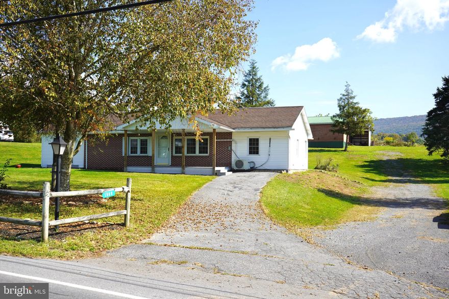 Recently remodeled ranch home located on Honey Creek road in Reedsville. Main entrance leads to the open living-room, dining area and kitchen. Kitchen is stocked with brand new appliances and a wine fridge. First floor laundry is located in the closet adjacent to the dining area. Off of the living room to the right, is the master bedroom and spacious walk-in closet. The two spare bedrooms and full bath are located in the hallway straight ahead. Off of the kitchen is an addition with a pellet stove, big windows and two siding glass doors making access to the front or backyard easy. Plenty of storage space in the attic or basement, which also has workshop potential. Relax on .6 peaceful acres which include a shed and 20x30 workshop. This property is not in the flood zone.