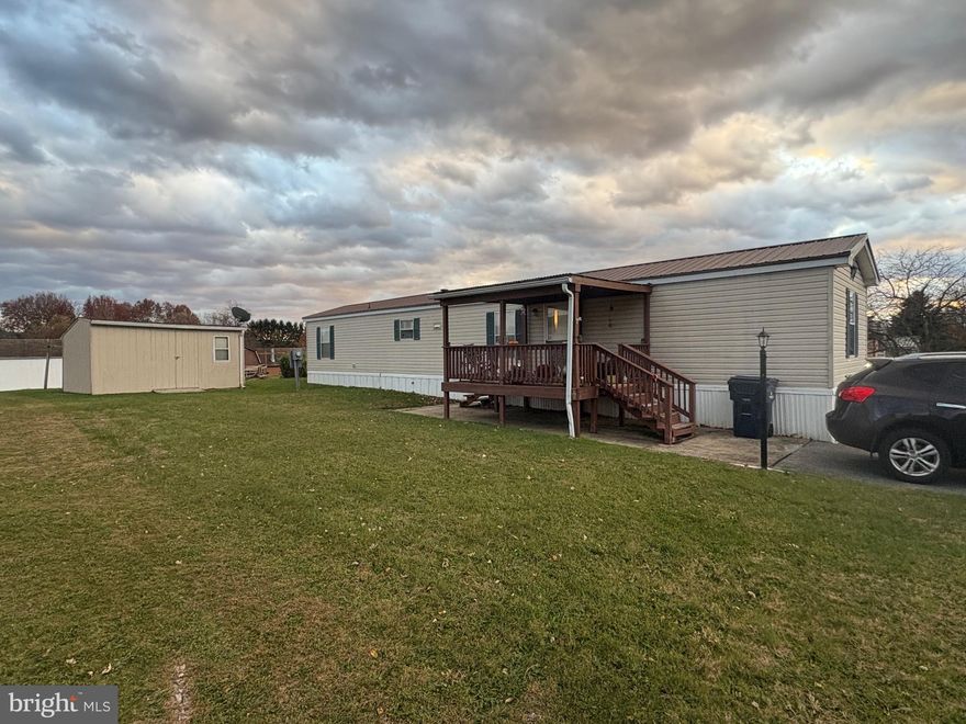 Updated Price! Immediate Move in ready! This Clean, Well Maintained single wide situated in quiet Lenwood Park features many recent updates throughout, including a new metal roof and Vinyl Plank flooring. Enter off the front porch into a spacious family room with an open floor Plans to the kitchen and dining area. The master bedroom is towards the back of the home along with a full bath.  Two more bedrooms are on the other side. Must be approved by the park. Lot rent is currently 581 a month, includes water, sewer, and trash.  Short distance to I81 and within close proximity to schools, shopping, parks, fairgrounds, churches and more!
snowblower, lawnmower included if wanted!