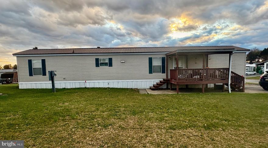 Updated Price! Immediate Move in ready! This Clean, Well Maintained single wide situated in quiet Lenwood Park features many recent updates throughout, including a new metal roof and Vinyl Plank flooring. Enter off the front porch into a spacious family room with an open floor Plans to the kitchen and dining area. The master bedroom is towards the back of the home along with a full bath.  Two more bedrooms are on the other side. Must be approved by the park. Lot rent is currently 631 a month, includes water, sewer, and trash.  Short distance to I81 and within close proximity to schools, shopping, parks, fairgrounds, churches and more!