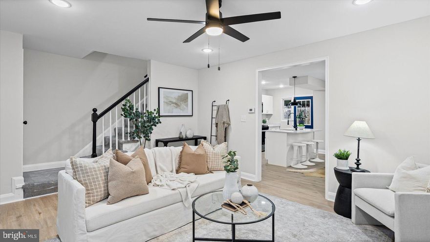 Step into modern comfort and style in this beautifully renovated townhouse featuring a welcoming covered front porch and a spacious open-concept main level. Enjoy a bright living room with fireplace, a dedicated dining area, and a sleek kitchen with walk-out access to a private deck—perfect for relaxing or entertaining.
Upstairs offers 3 comfortable bedrooms and a refreshed full bathroom, providing plenty of space for family or guests. The fully finished basement adds valuable living space and versatility—use it as a family room, 4th bedroom, office, or guest suite. It also includes a 2nd full bathroom, laundry area, and utility room.
Outside, you’ll find both front and rear fenced yards, ideal for pets, play, or gardening.