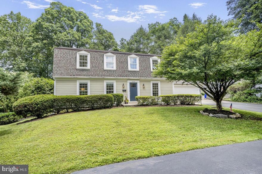 Rare opportunity to own a renovated 5BR Colonial on a quiet cul-de-sac on a no-thru street in sought after Glen Echo Heights neighborhood!  Near C&O Canal, Capital Crescent Trail, Red line metro bus to Friendship Hts metro and minutes to downtown Bethesda and DC.  This inviting home boasts a wonderful floor plan with large rooms and exquisite moldings, freshly painted throughout and refinished hardwood floors. Renovated kitchen w/island opening to family room w/sliding glass doors to patio overlooking private treed yard. Family room features built-ins and fireplace. Extra spacious primary bedroom w/renovated beautiful ensuite bathroom and large walk-in closet. Large recreation room w/ door to yard. Storage room w/ ample storage. This home has it all!  Amenities include: Oversized 2.5 car garage, replacement windows, new hot water heater, 9 year roof . Premium Schools: Wood Acres, Pyle, Walt Whitman.