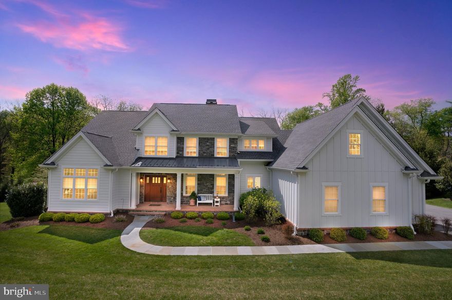 Welcome to 208 Arrowwood Ln! Situated on a beautiful, private lot, this stunning custom home was built in 2018  by Bancroft Construction and the discerning  owners spared no expense on extravagant updates throughout. As you enter the home, notice the timeless hardwood floors, arched doorways and custom wainscoting throughout. To your right, notice a spacious formal dining room with plentiful natural light. To your left sits a generous multi-use space, perfect for a work-from-home office or playroom. As you continue down the hall, notice a formal sitting room with a see-through gas fireplace that leads to the Chefs kitchen . This fabulous kitchen  features a vaulted beam ceiling,  custom cabinetry, Wolf and Subzero appliances, and an expansive kitchen island  which is perfect for entertaining. The combined kitchen and great room design offers the luxuries of a modern, open-concept floor plan with an abundance of natural light throughout the space. This room opens directly to the outdoor entertainment area, complete with a  raised patio  overlooking a gorgeous private lot with a view of a meandering stream. The first floor owner's suite offers a luxurious  bedroom with tray ceilings, his and hers walk-in closets with custom organization systems, an impressive bathroom with two individual  custom vanities and a separate dressing area. The 1st floor is complete with a beautiful powder room and laundry room, built -in computer alcove and walk-in pantry!  The 2nd floor boasts  three spacious additional  bedrooms and 2 full bathrooms. The partially finished, walkout basement has a  home gym, full bathroom and a 600 bottle built-in  Sub Zero wine refrigerator.  There is space to finish an additional recreation area. Park your cars in the spacious, 3-car  garage.  This impressive home is located off the route 52 corridor,  just a stone's throw away from the Pennsylvania/Delaware border, major travel routes and the impressive Longwood Gardens. Schedule your appointment today to tour this beautiful home.