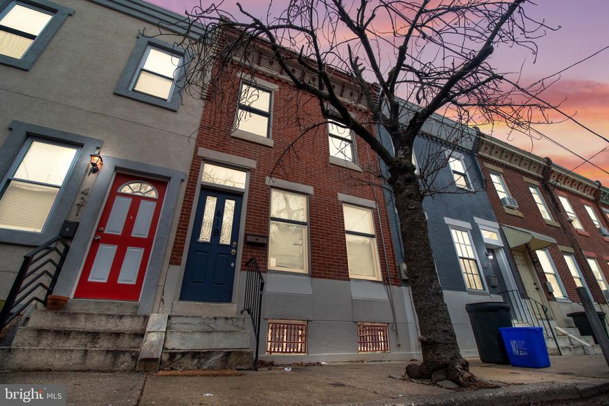 Welcome to 419 Dudley St! This 3 bed 1 bath home is centrally located on a fantastic tree-lined block in South Philly. Stroll up 4th St to grab a pastry and coffee from critically acclaimed Creme Brulee on your way to Dickinson Square, a short 5 minute walk. Go 4 blocks west on Dudley St to Bok, which houses over 100 tenants including restaurants, a rooftop bar, coffee shop, bakery, many artisans and makers, nonprofits, and more! Close to shopping including IKEA, Lowes, Target, ACME, GIANT, and more. You'll have many transit options as well as easy access to highway routes and bridges for an easy commute whether you're in the city or out for work. Back at the house, you'll notice the original brick front and cornice. Walk through the front door (with transom window for extra light) into the vestibule with painted wainscoting and french door into your new home! There is an open eat-in kitchen outfitted with white shaker cabinets, gas range, and tile floor. Right off the kitchen is the bright and open living room with two windows facing the street and decorative fireplace, perfect for entertaining! The large backyard is your own oasis, measuring roughly 13' x 19'! Upstairs you have three bedrooms. The front and rear bedrooms are quite generous in size, the third can make a fantastic office/nursery/den/craft room. The hall bath completes the upstairs. The unfinished basement includes the washer and dryer, and is great for storage. Several updates were made when the current owner purchased the home in 2017 including the kitchen, bathroom, flooring throughout, and heating system. This is a great property in an appreciating area.