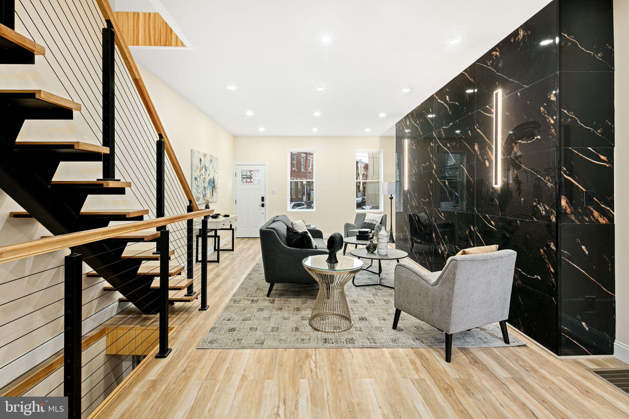 Welcome to 2617 E Norris St! Located in Fishtown Proper.
Completely Renovated and beautifully done. Boasting 4 beds, 4 full baths and Approx 2500 Sqft of living space.
This property is stunning from the time you enter, from the high ceiling to the tile accent entertainment center, along with engineered flooring throughout. Enjoy entertaining your guest in your large backyard while cooking in your gourmet kitchen, complimented with stainless steel appliance, shaker cabinets accented with gold hardware and quartz countertop. Enjoy lounging on your private roof top deck before retiring to your master bedroom with plenty of closet space and your own private on-suite bath. Located within walking distance to Fishtown Crossings shopping center, (IGA, Starbucks, Nifty Fifties, Rita’s water ice & more), Frankford Ave’s Art Corridor, with well renowned restaurants and shops such as Suraya, Frankford Hall, Johnny Brenda, Fette Sau, La Colombe Coffee and much much more. Entrance to I95 makes for a quick commute to Center City. Berks Subway stop is 10 mins away, along with multiple Septa stops nearby. Property has Tax Abatement.
Book your showing today!