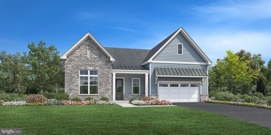 Regency at Waterside an Active Adult community located in Horsham Township on over 230 acres is where you will find homesite #1 with and our popular Chalfont Huntingdon.   This  model that has been elegantly appointed across from our brand new clubhouse and includes 3 bedrooms, and two full  baths,  additional workspace all with the ease of one floor living. The open floor concept is accentuated by a gas fireplace and plenty of widows making this your dream home. The living space is extended with our very popular Outdoor Luxury Living patio and extra landscaping for privacy and a two car garage and much more.  Make an appointment today to tour this home as well as our amazing community clubhouse including indoor lap pool, outdoor pool, fitness center  pickle ball, and plenty of entertainment space inside an out.  Photos are representational only, please see sales center for the details.  Price reflects builders incredible incentive already applied.