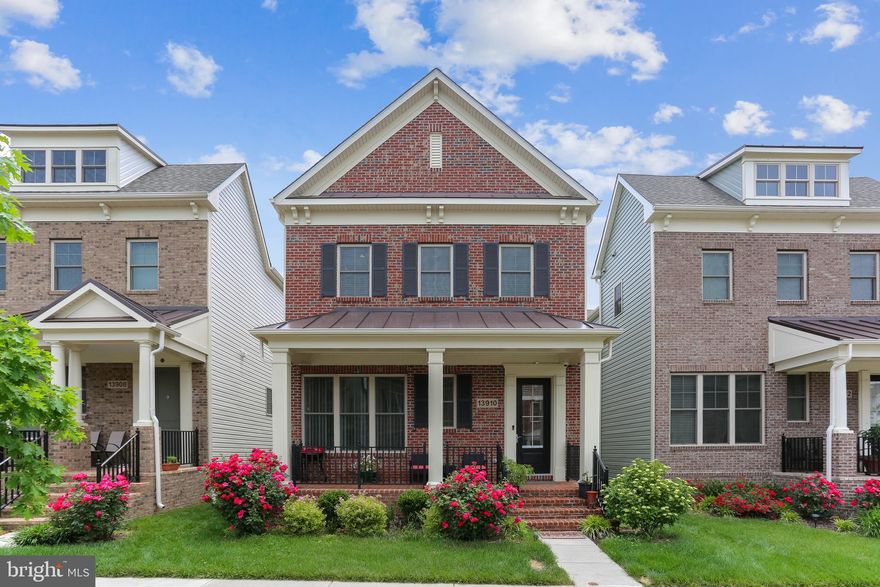 NEW PRICE !...COME & GET IT ! * SEE the online VIRTUAL TOUR ! Why wait Months for new, when you have BETTER THAN NEW & just MOVE RIGHT IN before the new school year ! * Welcome home to this Open-Concept Floor-Plan, 4 Bedroom, 3.5 Bath, Single Family Brick-Beauty in the highly sought-after Cabin Branch community. This 3-years-young,Light-Filled home offers 3,680 SQ FT of living space. Tall 9-ft ceilings abound on ALL THREE LEVELS * Modern, Rich, wide-plank Hardwood floors & Plantation Shutters please all * Double-French doors lead to Private Office * Warming Gas Fireplace in Dining-Area off the Gourmet Kitchen * Gleaming Granite, Stainless-Steel appliances, Center-Island with Breakfast-area space, Pantry, French-Door Fridge, &  Gas-Cooking too ! It's ENOUGH to make a GROWN CHEF CRY with pleasure !  Expansive Main-Level offers Living Room with warming GAS Fireplace * Private  Office-Space with Double French-drs  * Mud-Room area off the Garage, Recessed lighting ( ON ALL THREE LEVELS ),  and Half-Bath * Come & Enjoy the unique Upper level living, 9-ft TALL ceilings, HARDWOOD floor Family-Room,  FOUR spacious bedrooms, and two FULL Baths( 3.5 Baths altogether )* the large Primary Suite pleases with Tray-Ceilings, GRAND Walk-In closet, and Private En-suite beautifully-designed Bath with Center-Soaking-Tub, Separate Over-Sized Ceramic Shower, and Dual separate granite vanities ! 2nd & Third Large bedrooms offers Walk-in Closets ! *  BEDROOM Level-LAUNDRY-Rm w/Dryer & ENERGY STAR clothes Washer ! * Finished Lower-Level with THIRD FULL BATH, 2nd Family-Room, and loads of Storage ! *This BRICK BEAUTY home welcomes friends and family with its Copper-Roof-Covered Front Porch, Security Cameras, neighborhood side-walks and super Cabin Branch amenities, ( the HOA even mows YOUR LAWN, front & back ! )  Parking's a SNAP with inside direct access to the Mud Room via the rear-entry Double-Garage plus two more driveway parking spaces ! Come see all that the Cabin Branch community has to offer. This amenity-rich community provides, a club house, playgrounds, swimming pools, walking paths, soccer fields and this home is located within walking distance to Clarksburg Premium Outlets for dining and shopping options & the nearby the Black Hill Regional Park with a 550 acre lake to enjoy even more outdoor activities. RUN...Don't WALK !