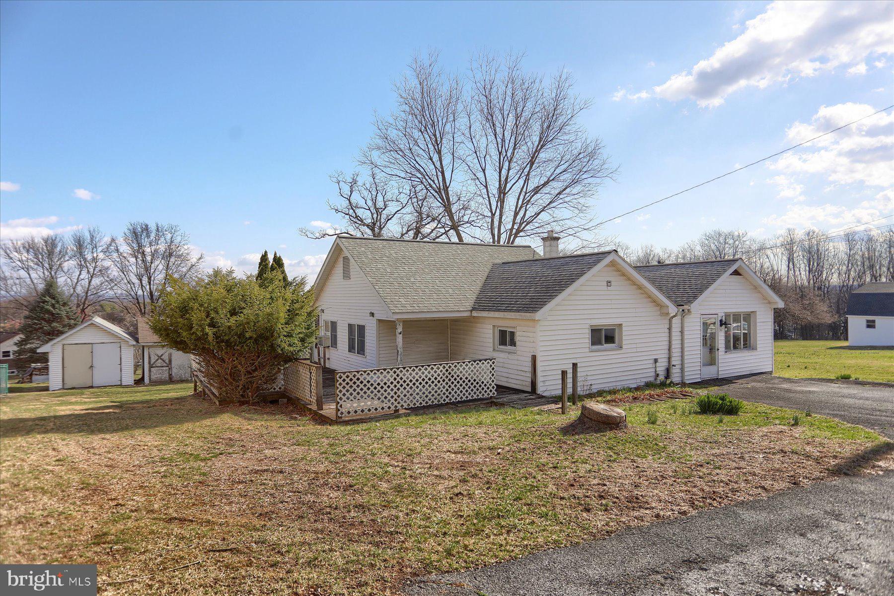 Unlock incredible potential in this charming 2-bedroom home nestled within the highly sought-after Hershey School District! Situated on a sprawling .77-acre lot, this property boasts a huge, level yard offering endless possibilities for outdoor enjoyment, gardening, or future expansion.
Inside, you'll find a large living room, perfect for relaxing and entertaining. The home also features a quaint kitchen and an adjacent dining area, ideal for everyday meals. Two smaller bedrooms and a full bathroom complete the current layout.
Calling all investors and DIY enthusiasts! This home is ready for your personal touch and needs improvements throughout. However, the amazing location and substantial lot size present a fantastic opportunity to build significant equity and create your dream home in a prime location.
Imagine the possibilities! Enjoy the peace and quiet of a large lot while being just minutes away from Hershey's attractions, amenities, and top-rated schools.