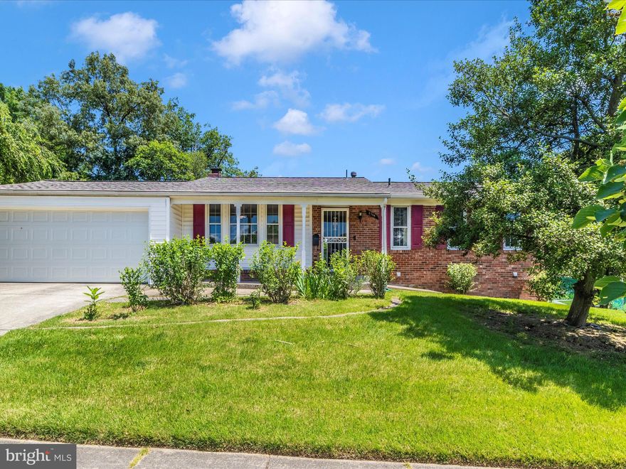 Welcome to your Dream Home !! This charming single family rambler sitting majestically on a corner lot, boasts three bedrooms, two full and an additional half bath. Located on two levels, this home offers a perfect blend of classic design and modern updates. Enjoy the recently updated bathrooms, beautifully refinished hardwood floors and fresh paint throughout the home.  Roof was replaced in 2018, HVAC was also replaced in 2018.  Spacious 2 car garage has plenty of room for your workshop and has a door leading to the rear yard. Situated in a prime location close to everything, you'll have easy access to all major highways, shopping, dining and school.  Don't miss out on this move in ready gem - it's the ideal place to create lasting memories.  Make sure to schedule your tour today !