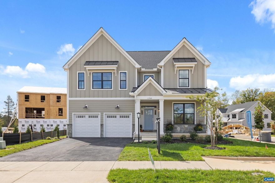 Located in a vibrant area where every corner tells a story, Dunlora Village invites you to embrace a lifestyle that connects you to nature and the heart of a welcoming town. The Madison single-family home design is a spacious and versatile floorplan, offering 4-6 bedrooms, including an optional main-level bedroom ensuite, and 3.5-6 baths. Upstairs, you?ll find 4 bedrooms, including a convenient second-floor laundry room. The large primary suite includes a cozy seating area, while two of the secondary bedrooms are connected by a Jack-and-Jill bathroom which can also be made into separate ensuite. The fourth bedroom features its own full bath, providing extra privacy. The kitchen is thoughtfully designed, showcasing granite countertops, a large island, maple cabinetry, oversized windows, and stainless-steel appliances. A mudroom with a large pantry is conveniently located off the kitchen, providing access to the 2-car garage. Additionally, there are a variety of choices available including open, covered, a Situated along the Rivanna River, Dunlora Village will offer multiple community spaces for endless adventures. Homeowners will have the option to explore many new experiences with a variety of homesites available. Similar photos.,Granite Counter,Maple Cabinets