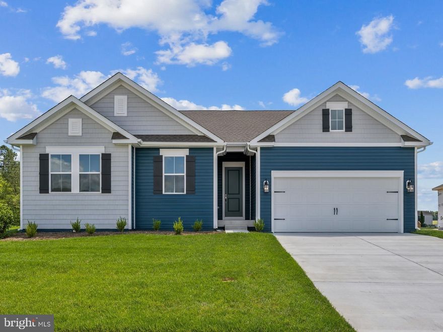 The Aberdeen offers an open floorplan with warm Farmhouse design elements, with a projected settlement date of May 2026. Thoughtfully designed for comfortable, everyday living, this home features 3 bedrooms, 2 baths, and a 2-car garage.

Distinctive character details include stained ceiling beams and a striking stone fireplace that anchors the main living space. Laminate plank flooring flows through common areas and the primary suite, while guest bedrooms are finished with plush carpet. Ceramic tile flooring is featured in the bathrooms and laundry room for added durability and style.

The kitchen is equipped with GE Profile appliances, a French-style refrigerator, and polished Calacatta Abezzo quartz countertops, blending function with elevated finishes. Added conveniences such as a washer and dryer and utility sinks enhance the home’s practicality.

The primary bath features a plus-size shower, creating a comfortable and spa-inspired retreat.

For a full list of features for this home, please contact our sales representatives.
Photos are for illustrative purposes only and may not represent the exact home or finishes available.

Welcome to a new active adult 55+ community in Magnolia, DE, offering low-maintenance, resort-style living with beautiful single-family new homes. Enjoy amenities including a luxurious clubhouse, pickleball courts, and a pool with cabanas and tiki bar. Here you can enjoy the company of people who have worked hard and now want to enjoy all that a luxury community has to offer. The low-maintenance lifestyle assures that your lawn care is out of your hands, keeping you free to spend time with friends at the clubhouse or at the nearby beaches. Just minutes from Route 1 in Delaware with tax-free shopping, dining and entertainment, this 55+ active adult community offers everyday convenience together with the serenity of a picturesque Delaware landscape. The relationships that you make and the people you spend time with here will create memories for years to come.