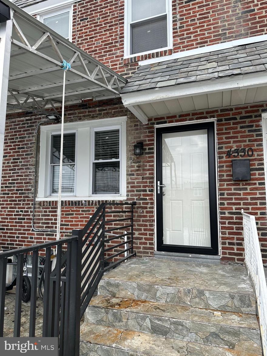 3 Bedroom, 2 bathroom property in a desirable area of Juniata Park. This property offers a fully finished basement that can double as a fourth bedroom,/In-laws suite/guest room. The kitchen features all modern details and appliances; the large front yard has a private fence for kids to play and for the family to entertain; and a newly installed water heater, along with newer sewer lines. The house features a central heating system, with a central A/C system available for new owners to install if desired. Come and admire the huge living room, followed by an open-concept dining area. Make your appointment today!