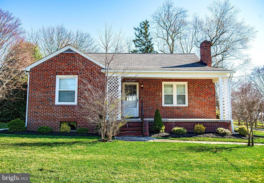 Charming brick bungalow in Fountain Green. Main level includes 2 bedrooms, full bath, formal living room, dining room adjoins kitchen. Many updates including kitchen, flooring, appliances, heat pump system and windows. Full unfinished basement with laundry. Detached one car garage.