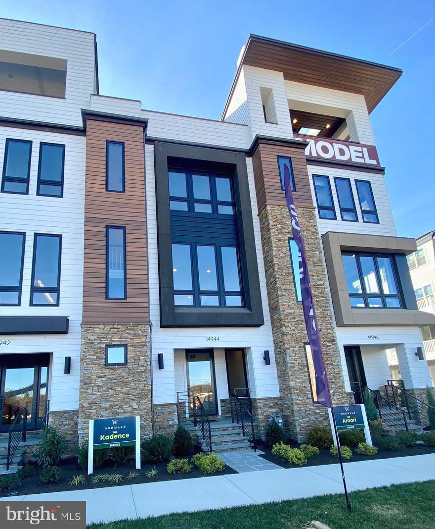 BRAND NEW HOME AVAILA BLE FOR SPRING DELIVERY!

Right in the mix of the perfect location is our new collection at The Grove. This one is special, our 4-Level Amari luxury townhome with the finest of finishes. All things grand with plenty of spaces to enjoy, 7- foot- high windows, 10- foot ceilings on the kitchen level, trey ceilings, expansive island, coffee bar with wine fridge and other things you love in a Wormald home.

Full bath on main, (ENTRY) level with private office or study, gourmet kitchen perfect for entertaining, white high-gloss kitchen cabinets that extend to the ceiling.  

The four seasons retreat on the 4th level is award winning, a space to live and entertain like you have not experienced before.  Multi-slide glass doors lead out to spacious terraces, gas hook-up.  

** Incentives with use of preferred lender(s) and Village Settlement. 
*** Pictures are of model home. Other photos of actual home coming soon.