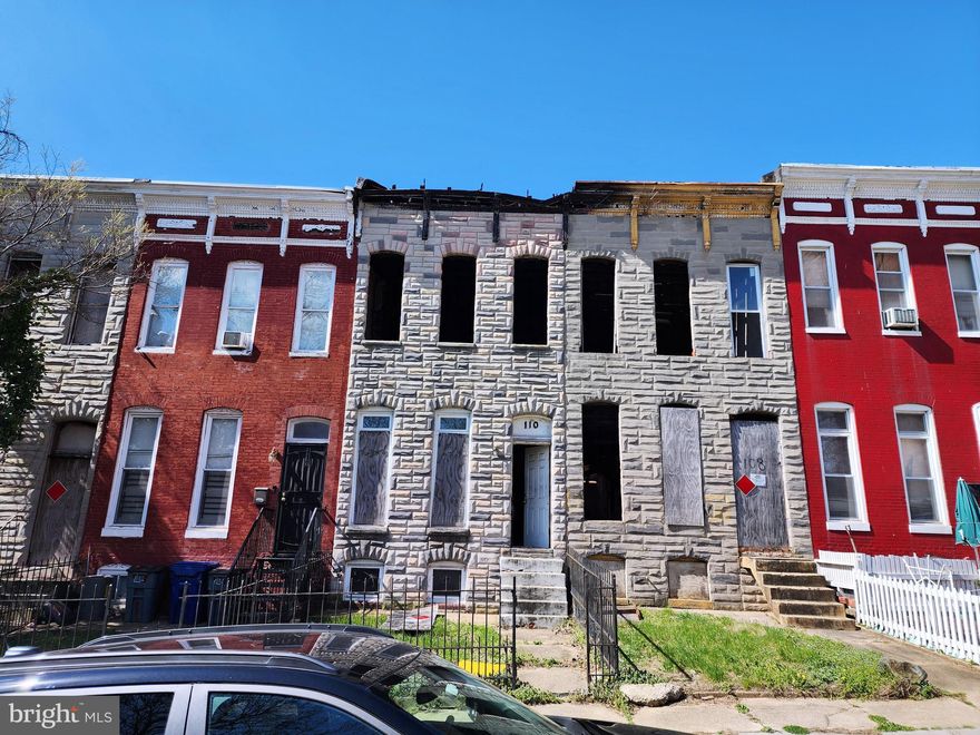 ONLINE AUCTION: Bidding begins 4/1/2024 @ 10:00 AM. Bidding ends 4/3/2024 @ 7:20 PM. List Price is Suggested Opening Bid. Deposit: $5,000.

2 Story townhouse located in the Shipley Hill area of Baltimore City. Residents can enjoy the nearby attractions such as Westside Shopping Center, Carroll Park, Carroll Park Golf Course, Grace Medical Center, & West Baltimore MARC Station. Easy Access to Major Traffic Artery Wilkens Ave. Property is Vacant and in need of total renovation.