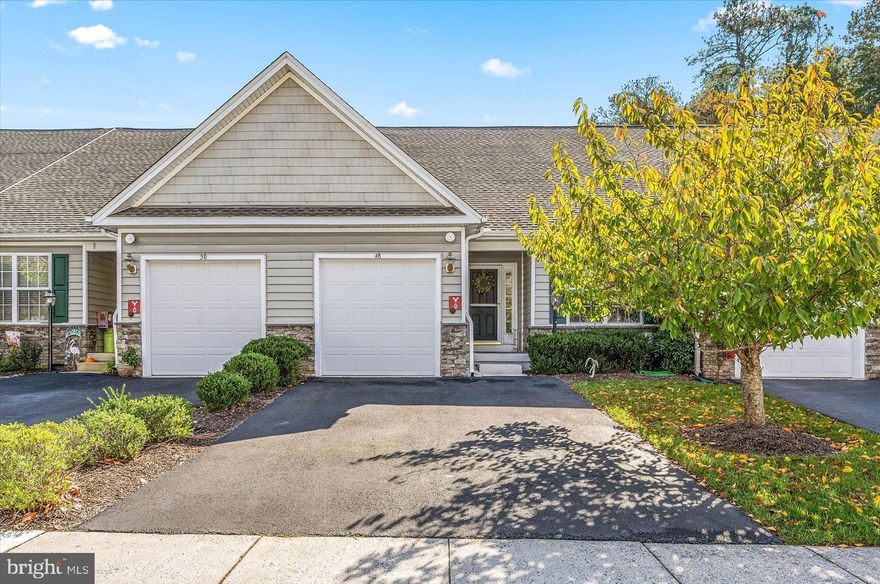 This attractive Avocet Model is situated within the vibrant 55+ community known as The Parke. The stylish villa features newly installed hardwood flooring in the living, dining and sunroom areas, fresh paint and new carpet in both bedrooms. The open-concept living space provides a well lit environment, featuring a spacious living room, master bedroom with a large walk-in closet, fully equipped kitchen with a breakfast bar, sunroom with vaulted ceilings and a maintenance free deck. The Parke offers an array of numerous amenities, such as a club house with an indoor heated pool, sauna, walking trails, an arts and crafts room, library and billiards. Additionally it includes the Ocean Pines HOA amenities. This home has received affectionate care and meticulous maintenance from its sole owner.  Professional photos will be uploaded soon. Scheduled your tour today!