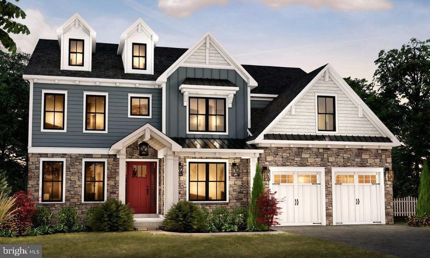 GP Custom Homes, a premier homebuilder in Montgomery County is proud to offer "The Dawesfield Model" in their newest community Silver Lake Farm. Situated in the heart of Blue Bell. This custom home offers 4 bedrooms and 3 1/2 baths. This home has everything you would want and more! Their Standard Spec's are well above average with 9 Foot Ceilings on the first and second floor as well as the basement.  Pella doors and windows. Stone Veneer and James Hardie siding.  Hardwood through out the first level as well as a custom-built foyer staircase with stained oak treads and painted risers. Gourmet Custom Kitchen, with 42" wall cabinets. Quartz counter and island tops with subway tile backsplash. Stainless Steel GE Cafe Appliance Package with 36" gas cooktop, chimney hood, 30" combination wall oven and 24" dishwasher, plus so much more! This private cul-de-sac in the highly acclaimed Wissahickon School District is just what you have been looking for!