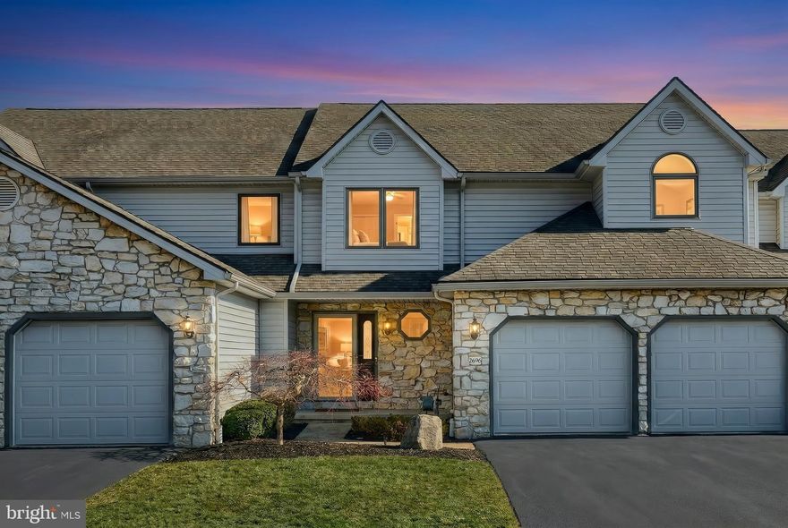 Enjoy stunning golf course views from this beautifully maintained condo located along the seventh fairway at Heritage Hills. This move-in-ready home features rich Brazilian cherry floors, a well-appointed kitchen with cherry cabinetry, Corian countertops, and ceramic tile flooring. The spacious primary bedroom suite offers two walk-in closets and a luxurious bathroom complete with a relaxing soaking tub.
Additional highlights include a bright dinning with an adjoining deck, perfect for taking in the amazing fairway views, vaulted ceilings that enhance the open feel, and a unique vintage French door entryway that adds character and charm. The versatile loft and finished lower level provide excellent extra living or entertaining space, while the cedar closet offers valuable storage. Conveniently located near East York amenities with easy access to I-83, this home offers comfortable, low-maintenance, easy living in a highly desirable setting.