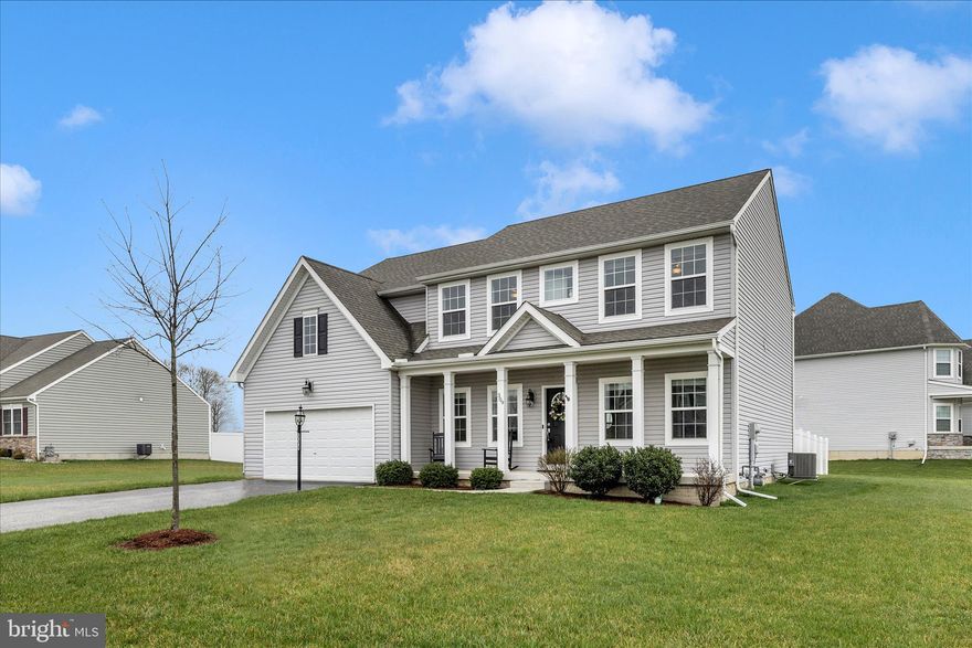 Welcome to 309 Eliza Rd in the Hamiltons Overlook community! Built just six years ago, this home offers a modern layout with comfortable living spaces and thoughtful upgrades throughout, all set within a quiet neighborhood setting.

The main level features an open layout that connects the kitchen, dining area, and living spaces—making it easy to move between everyday routines and time spent gathering with friends and family. A center island and walk-in pantry add both function and flexibility to the heart of the home.

Upstairs, the bedrooms are generously sized and include multiple walk-in closets. The primary suite offers a spacious retreat with a large bedroom, an oversized private bath, and substantial closet space that makes settling in feel easy from day one. The finished lower level expands the living space even further, featuring impressive 9-foot ceilings and flexible room for recreation, work, guests, or hobbies, along with additional storage.

Outside, the flat backyard creates a usable and inviting outdoor area, complemented by a paver patio (2021) and a fully privacy-fenced yard (2021)—a great setup for relaxing evenings, entertaining, or everyday enjoyment at home. Additional updates include a Culligan reverse osmosis drinking water system (2025) and a generator inlet box with interlock kit installed at the breaker panel (2024).

Conveniently located about five minutes from I-83, the home offers an easy commute toward Baltimore or York while still enjoying the feel of a neighborhood community.