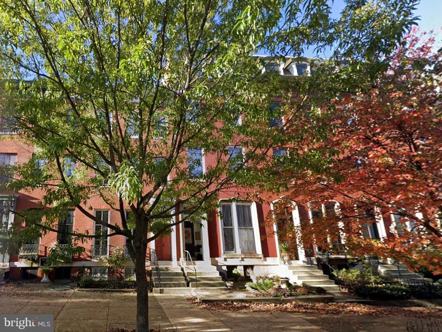 REAL ESTATE AUCTION featuring ON SITE and SIMULCAST ONLINE BIDDING!! Online Bidding Opens - Wednesday, November 19, 2025. Live On Site Auction - Thursday, November 20, 2025 at 1:30 PM. List price is opening bid only. Live Auction Bidders – A deposit of $50,000, payable by cashier’s check, will be required of the purchaser at time and place of sale. Online Auction Bidders – A deposit of $50,000, payable by cashier’s check or wire, will be required of all online bidders prior to the start of the live auction. The deposit will be held in escrow until the completion of the auction and will be retained from the winning bidder. The subject property comprises a 6 unit apartment building in the Bolton Hill neighborhood in Baltimore. The location is ideal, situated just two blocks from the Maryland Institute College of Art, six blocks from University of Baltimore, close to Penn Station and nestled among the City’s most notable performing and visual arts facilities. The building consists of three 2-bedroom units, one 1-bedroom unit and two studios, most of which are rented, and the building generally needing updating and cosmetic repair. The auction provides a value-add opportunity to acquire a 6 unit building in a prominent, historic location in Baltimore City near public transportation and many of Baltimore’s cultural cornerstones.