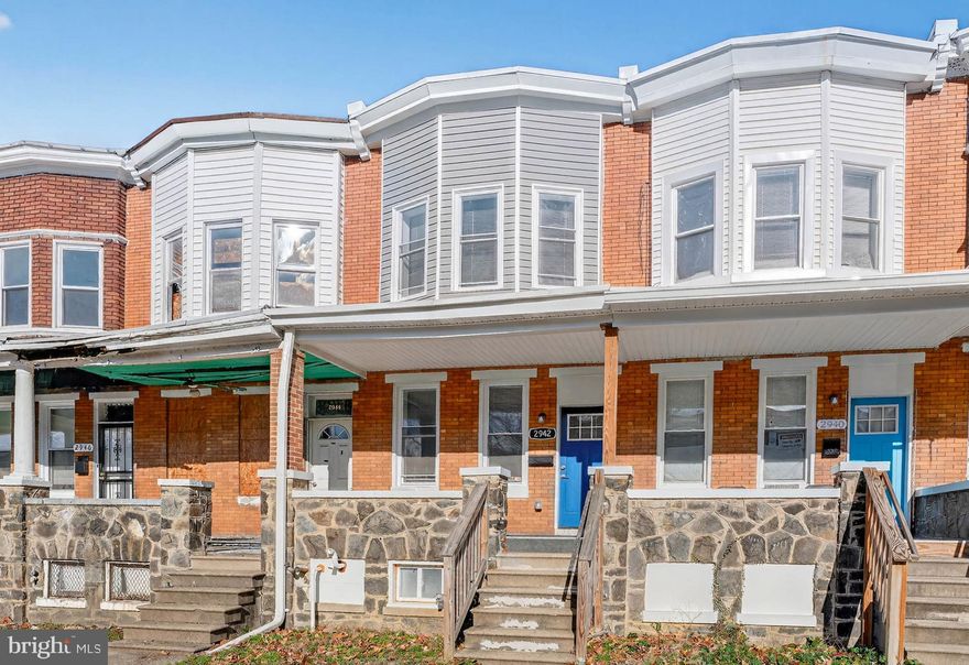 Step into this beautifully updated 3‑bed, 1.5‑bath in‑row townhome! Featuring brand‑new LVP flooring, fresh paint, and cozy new carpet in the living room. Enjoy natural light through bay windows in the primary bedroom and cook with confidence in a kitchen outfitted with sleek steel appliances. Conveniently located near Baltimore’s vibrant neighborhoods, parks, and commuter routes—this home is move‑in ready!