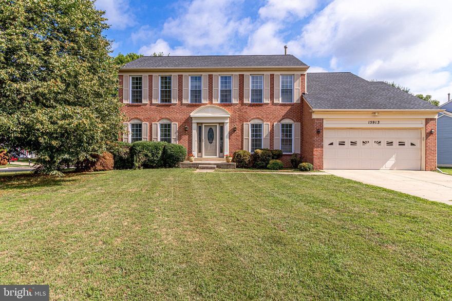 Welcome to your new home in the desirable White Hall Forest neighborhood in Accokeek! This gorgeous brick front colonial offers 4 bedrooms, 3.5 bathrooms, attached 2 car garage and boasts over 3,000 finished living space. The recently updated kitchen features beautiful granite countertops and an eat-in area perfect for breakfast with the family! Plenty of natural light. Renovations and updates throughout; enjoy hardwood floors, crown moulding, a cozy fireplace, and a newer deck off the sliding glass door! The upstairs has 4 graciously sized bedrooms with a huge primary suite with a separate sitting area ideal for evening relaxing before bed. The fully finished basement has plenty of space with a large storage area and additional den that could be used as another room!  Roof replaced in 2018.  Water heater replaced in 2016. Air ducts flushed and cleaned in 2020. Kitchen updated in  2019, Front Door and windows replaced in 2018. Primary, hall bath, and main level bathroom updated in 2018. Hardwood steps installed in 2018. Many more upgrades! Plenty of storage in the basement or the outdoor shed. Situated perfectly between the convenience of Waldorf and National Harbor, plus options for commuter bus stops nearby. I495 is just a 10 minute drive! Come fall in love with your new home today!