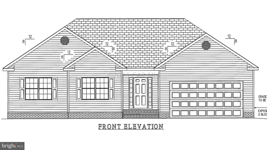 Photo of home being built on a beautiful wooded lot in Ocean Pines by Keystone Builders.  Home features open floor plan, hardwood floors in great room, eat-in kitchen with tile floor, granite, stainless steel appliances.  Master bath has a walk-in tile shower, double sink vanity with granite and Jacuzzi tub.  Lots of upgrades, plenty of storage and two car garage.  Enjoy living in the most sought out community at the beach. Ocean Pines offers 5 swimming pools, tennis courts, great restaurants and beautiful newly remodeled yacht club, ocean front beach club, golf course, marina and more.