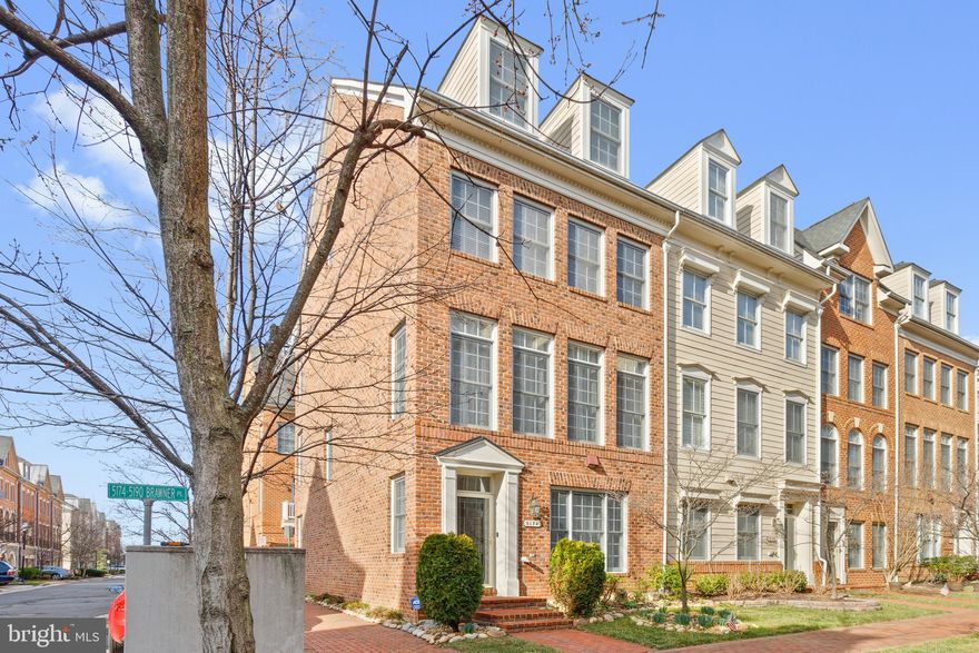 Beautifully updated, sun-filled end unit Braddock model. It is part of the last section constructed in Cameron Station (built in 2007) and it is only a few blocks away from the elementary school. This immaculate property features three bedrooms, three and a half baths. Red brick exterior, lots of windows for maximum natural light, lower level with office/den, open main level floor plan, gas fireplace in LR, crown moldings, hardwoods in main level, upgraded kitchen with granite countertops, stainless appliances, TREX deck off living room-easy to maintain. Primary bedroom with tray ceiling, walk in closet, two additional spacious bedrooms with full baths. Upgraded light fixtures and new window coverings. Two car garage with plenty of storage. NO PETS!