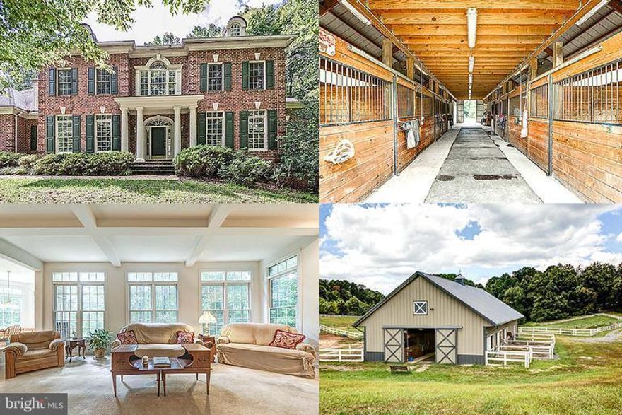 7.76 acres of land with barn (built in '06) and stunning colonial (built in '99). The barn has its own well and electric heat system. Currently being used as a horse paradise, but could be converted into anything you can imagine. Consider an art studio, amazing home gym/yoga studio, or the perfect home school. The 4 bdrm home is beautiful, bright, warm & welcoming. $25,000 to Buyer at closing!